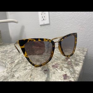 QUAY x JLO Reina Mirrored Cat Eye Sunglasses, 51mm